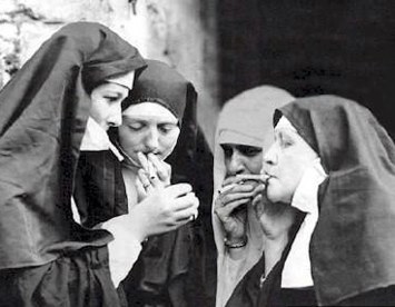 smoking-nuns
